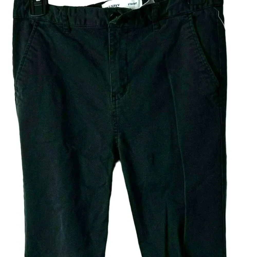 Old Navy Size 14 Kids Husky Youth Black Straight Leg Jeans